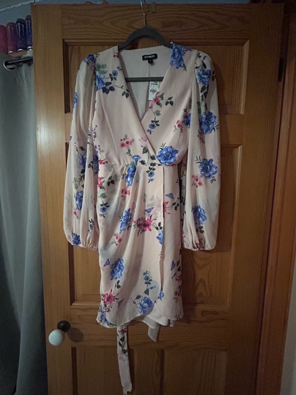 Express Pink Floral Dress